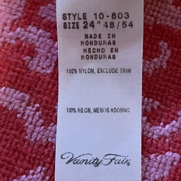 Vanity Fair Plus Size White Nylon Full Slip with Lace Adjustable Straps Size 3X - Picture 5 of 6